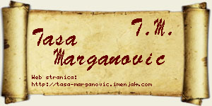 Tasa Marganović vizit kartica